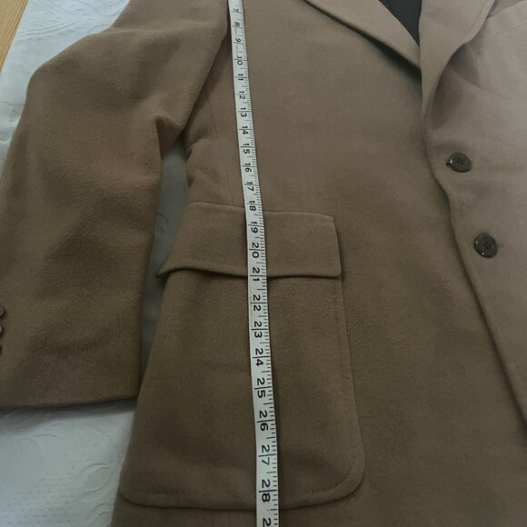 Vintage CAMBRIDGE Men 43 Camel Hair Blazer Sport Coat Jacket - Picture 9 of 15